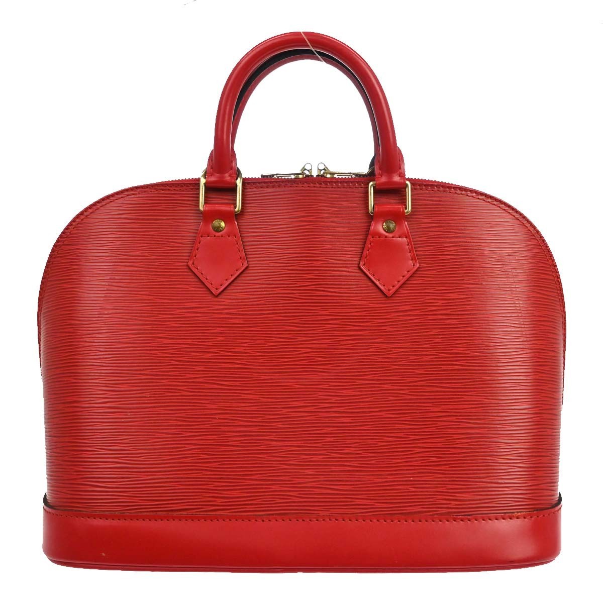 Louis Vuitton Alma Handbag Epi Leather, Red, Leather, Handbag