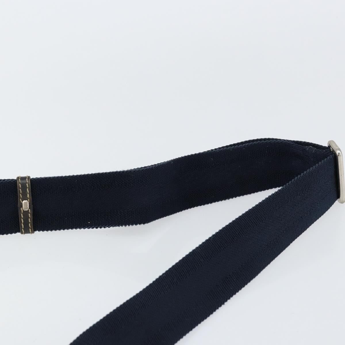 Gucci Zip Top Messenger Bag GG Coated Canvas, NAVY, PVC, Shoulder bag