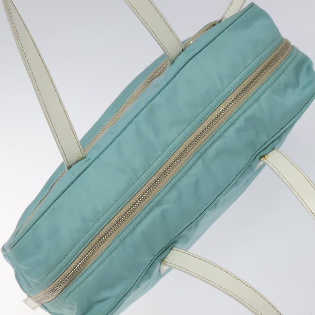 Prada Vintage Handbag Tessuto, BLUE, NYLON, Handbag