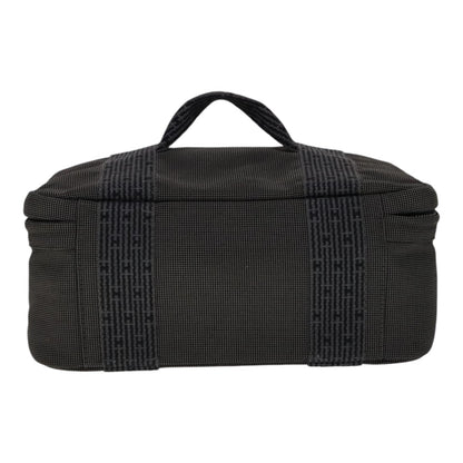 Hermes Vanity Herline Pouch Canvas, GRAY, CANVAS, Clutche & pouche
