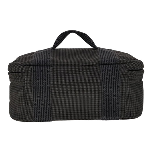 Hermes Vanity Herline Pouch Canvas, GRAY, CANVAS, Clutche & pouche