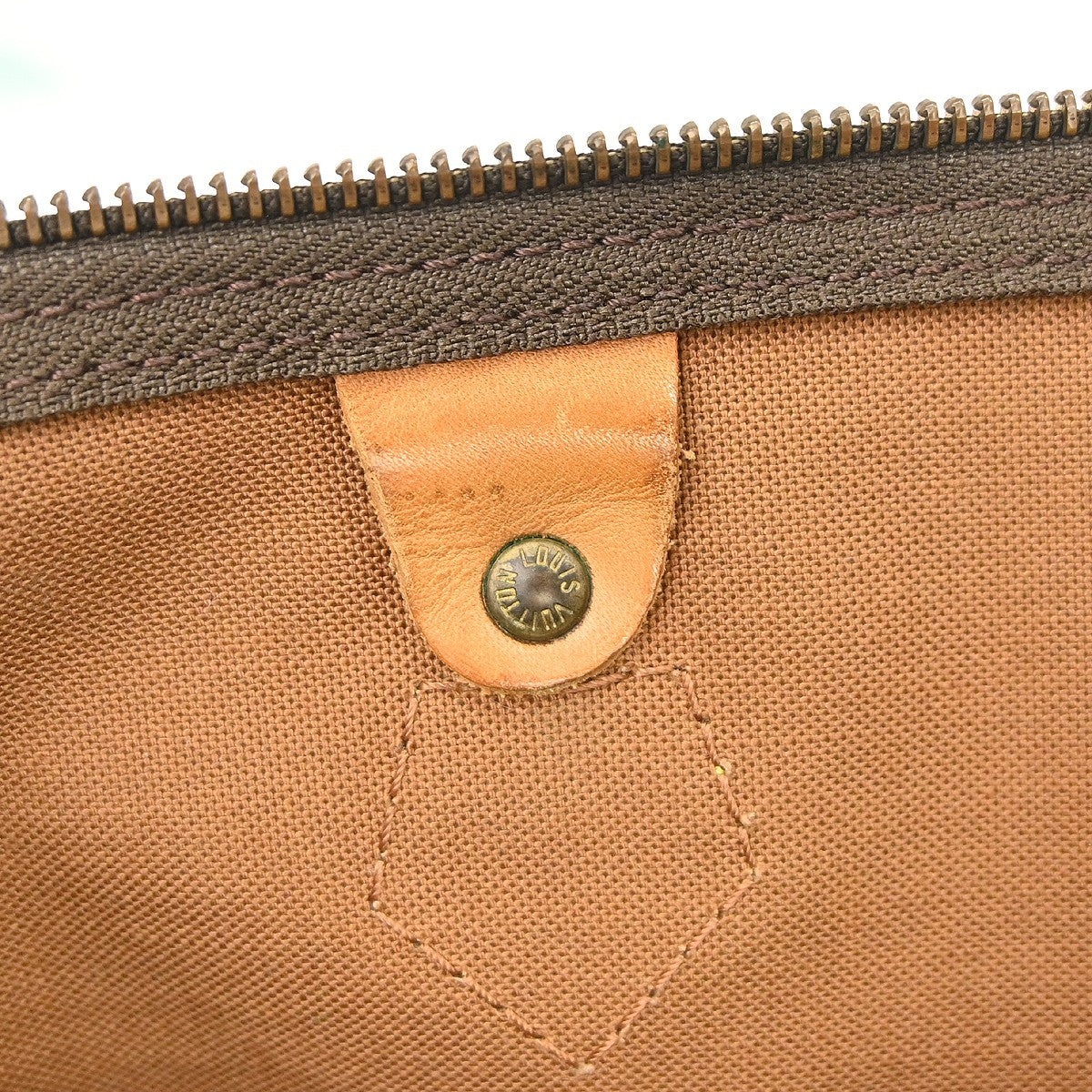 Louis Vuitton Speedy Handbag Monogram Canvas, Brown, Canvas, Handbag