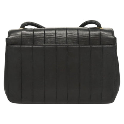 Chanel Mademoiselle Vintage Flap Bag Lambskin, BLACK, LEATHER, Handbag