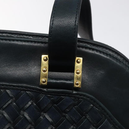 Bally Vintage Shoulder Bag Leather, NAVY, LEATHER, Shoulder bag
