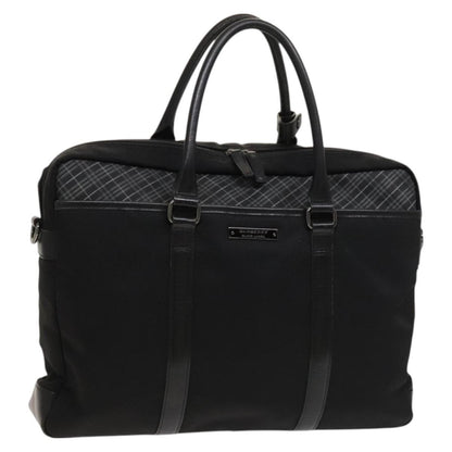 Burberry Black Label Business Bag Canvas, BLACK, CANVAS, Briefcase