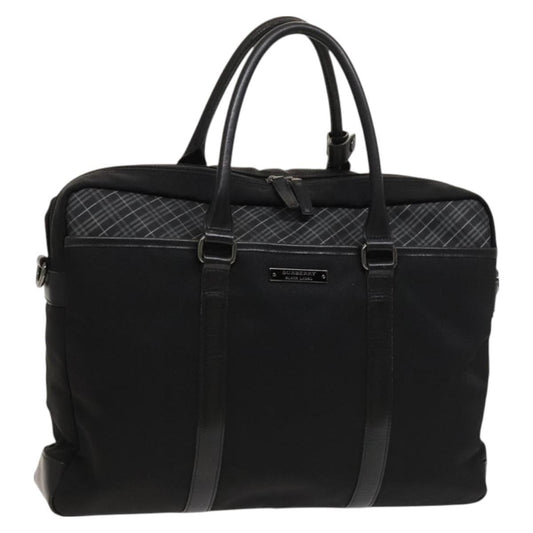 Burberry Black Label Business Bag Canvas, BLACK, CANVAS, Briefcase
