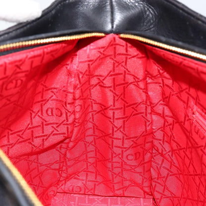 Christian Dior Vintage Lady Dior Bag Cannage Quilt Lambskin, BLACK, LEATHER, Handbag