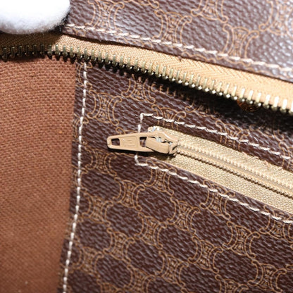 Celine Vintage Macadam Tote bag Canvas, BROWN, CANVAS, Tote bag