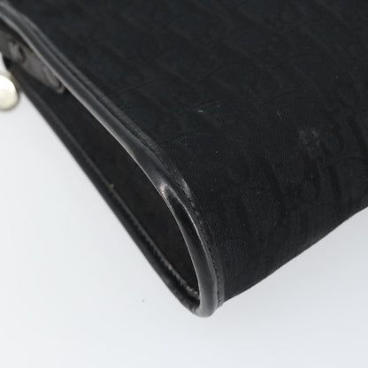 Christian Dior Vintage Trotter Shoulder Bag Canvas, BLACK, CANVAS, Shoulder bag