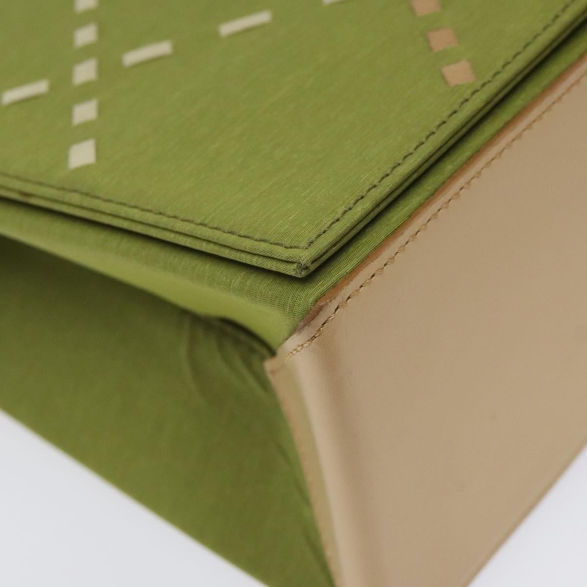 Burberry Nova check Shoulder bag Canvas, GREEN, CANVAS, Shoulder bag