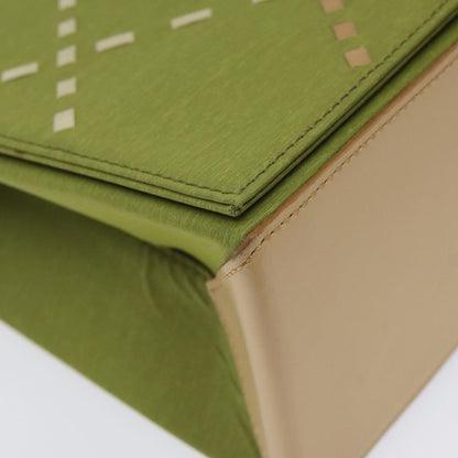 Burberry Nova check Shoulder bag Canvas, GREEN, CANVAS, Shoulder bag