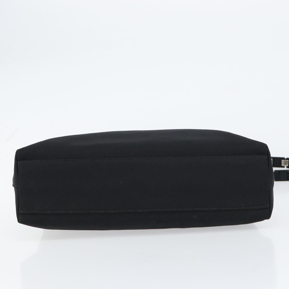 Salvatore Ferragamo Vala Shoulder Bag Nylon, BLACK, NYLON, Shoulder bag