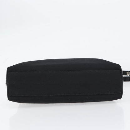 Salvatore Ferragamo Vala Shoulder Bag Nylon, BLACK, NYLON, Shoulder bag