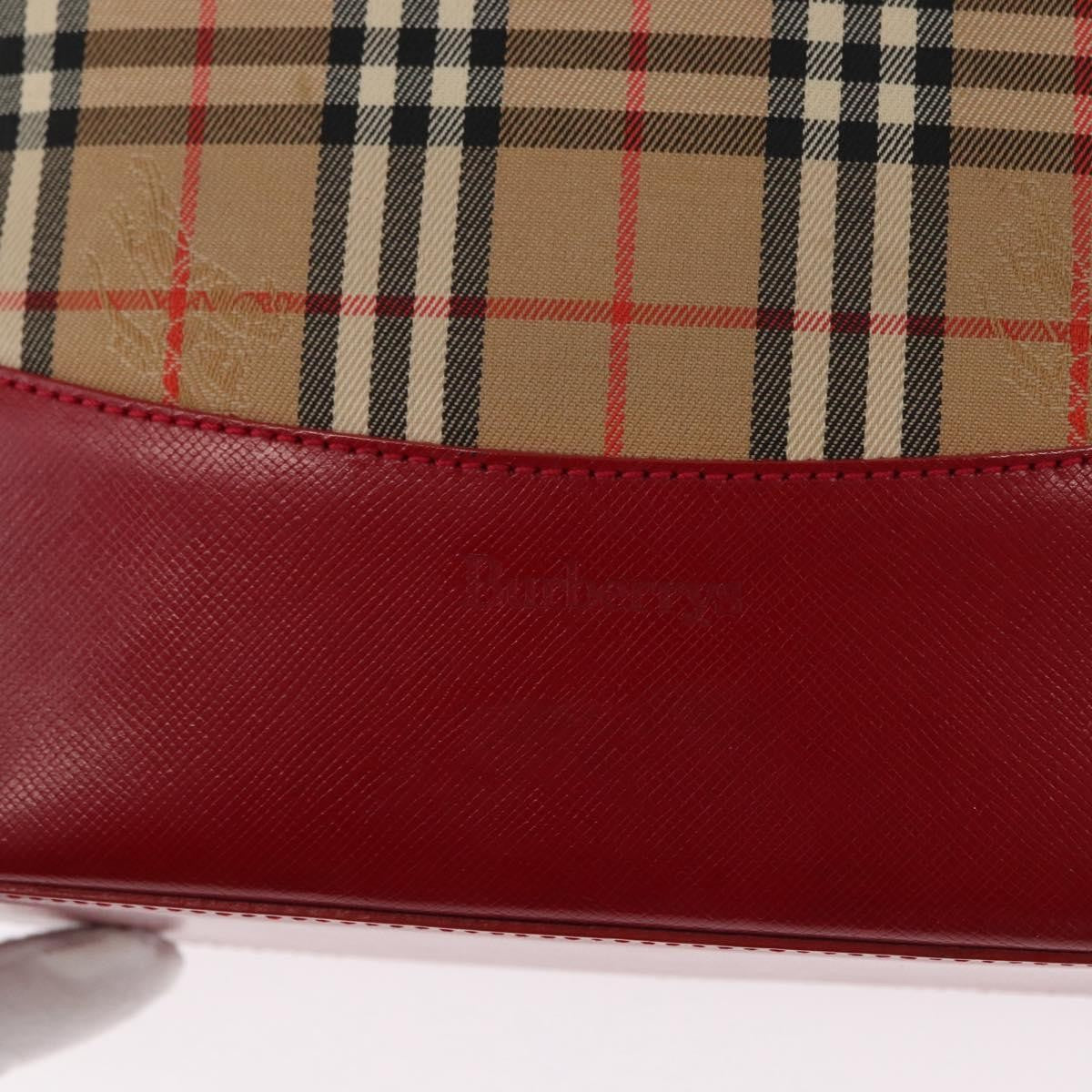 Burberry Nova Check Handbag Nova Check Canvas and leather, BEIGE, CANVAS, Handbag