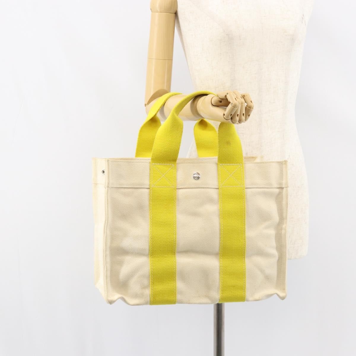 Hermes Bora Bora Tote Toile, BEIGE, CANVAS, Tote bag