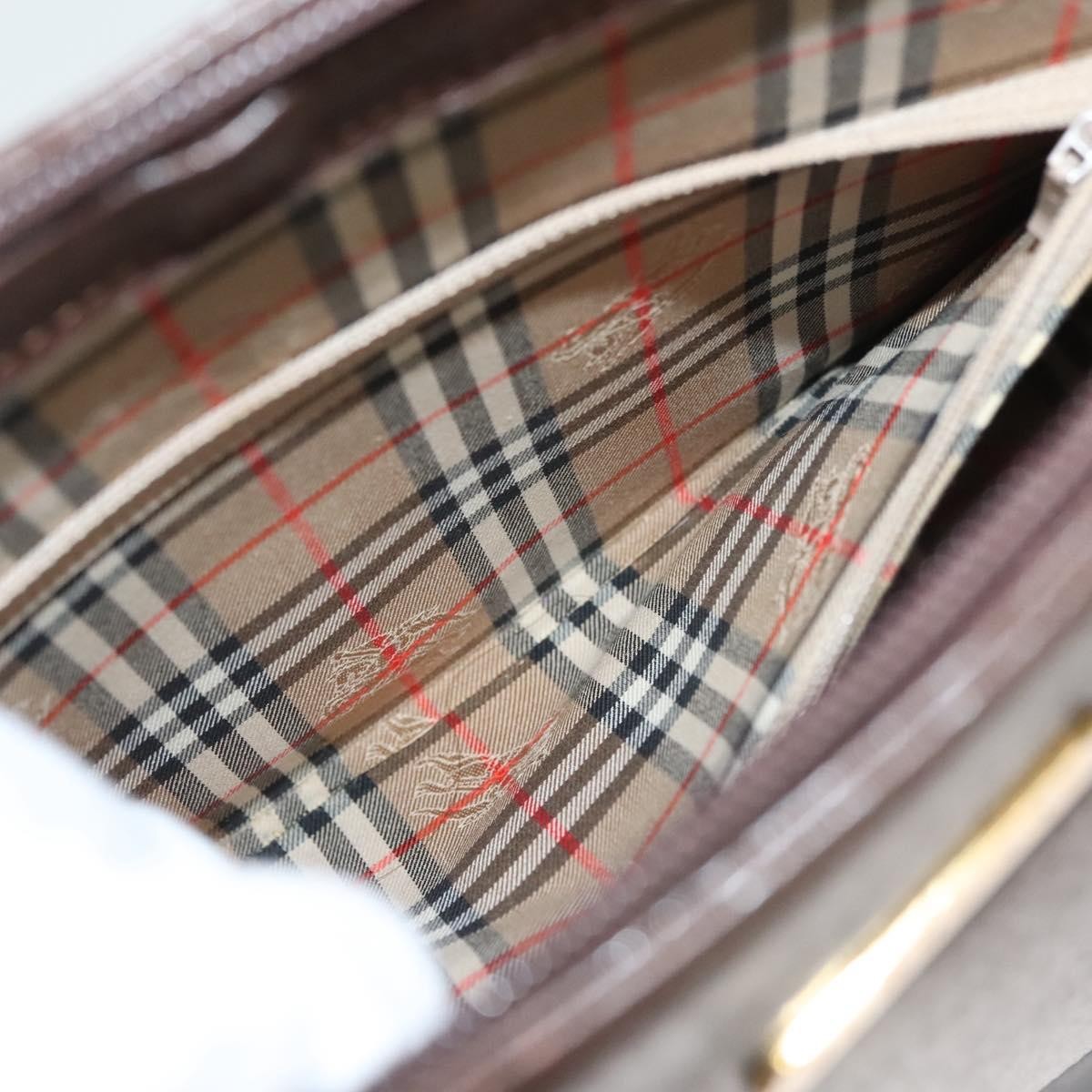 Burberry Handle Tote Leather, BROWN, LEATHER, Tote bag