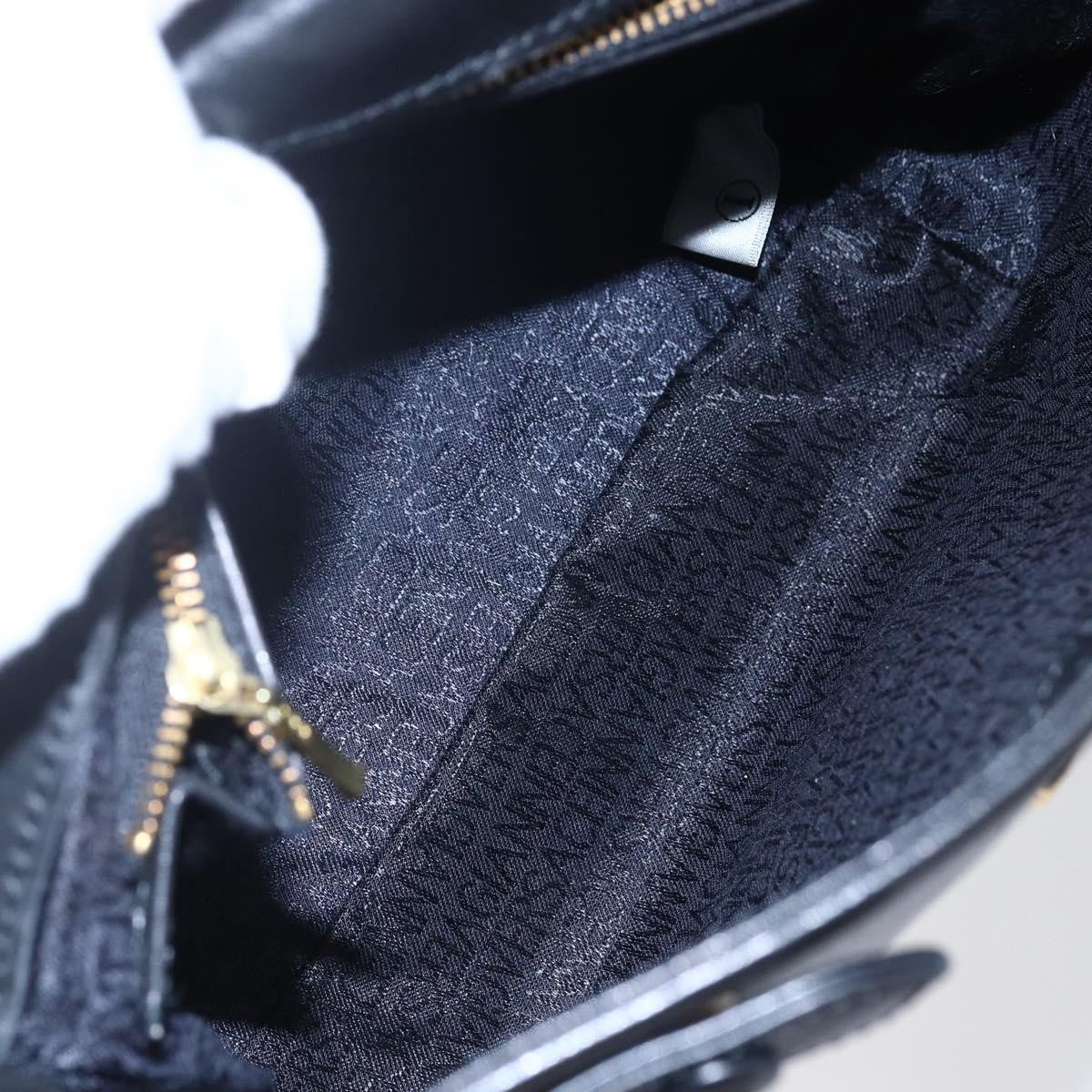 Versace Vintage Shoulder Bag Leather, BLACK, LEATHER, Shoulder bag