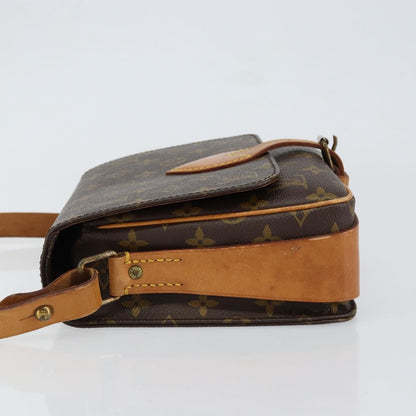 Louis Vuitton Cartouchiere Handbag Monogram Canvas, BROWN, CANVAS, Shoulder bag