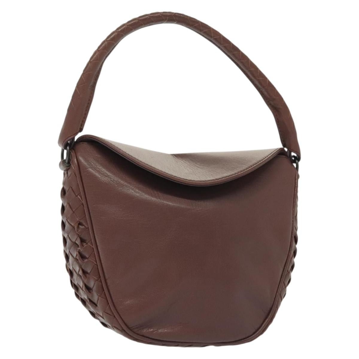 Bottega Veneta Intrecciato Leather, PURPLE, LEATHER, Clutche & pouche