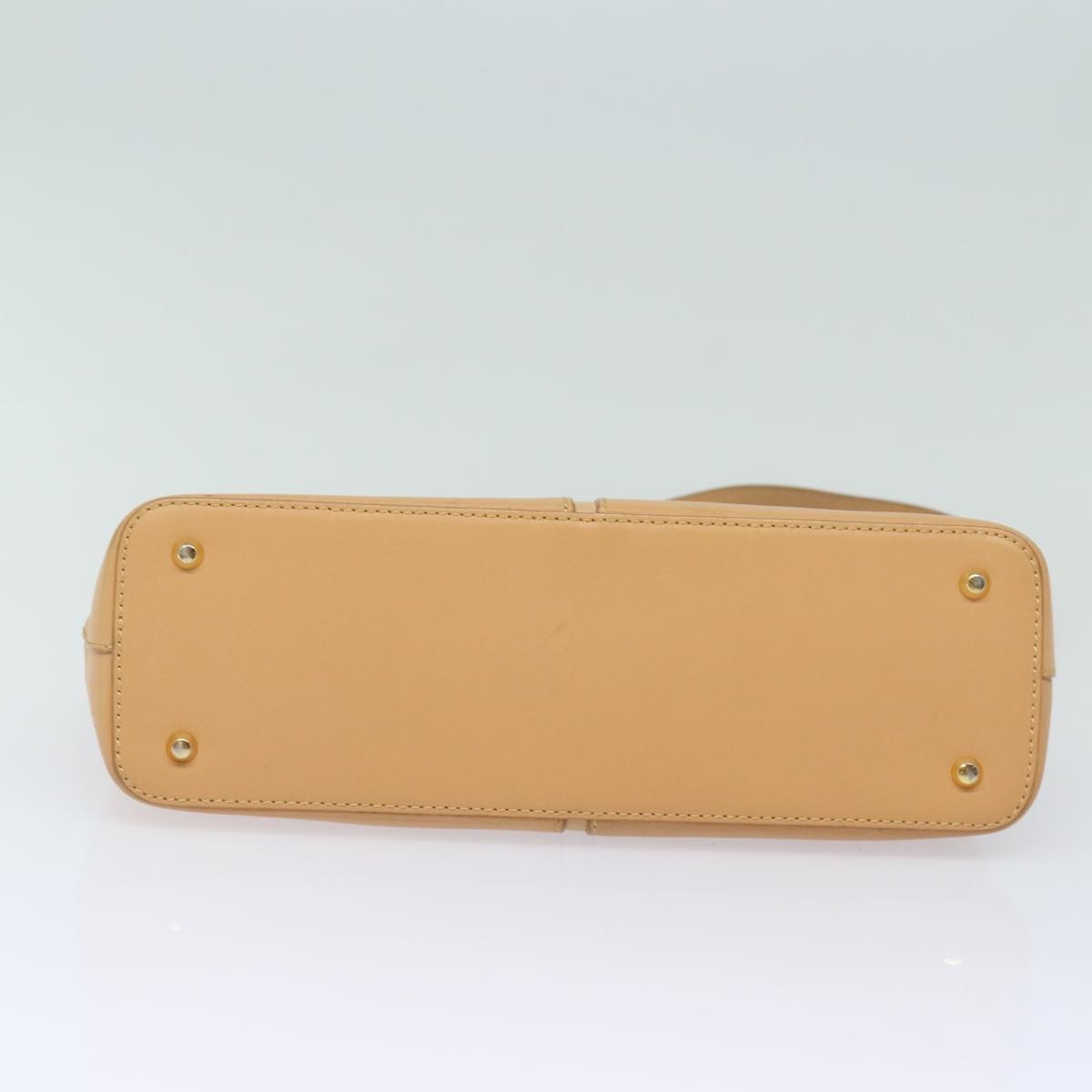 Burberry Vintage Shoulder Bag Leather, BEIGE, LEATHER, Shoulder bag