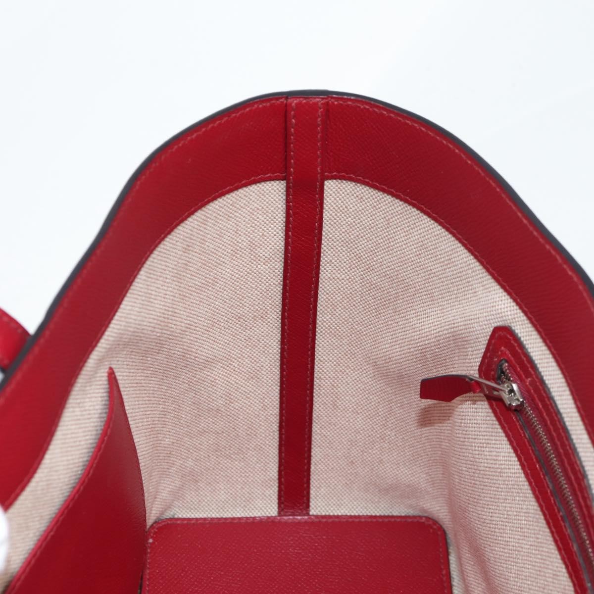 Hermes Maxibox Cabas Evercolor with Epsom, BLUE, LEATHER, Tote bag