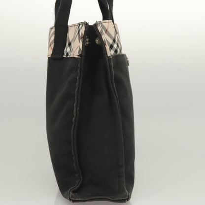 Burberry Nova Check Tote canvas check pattern, BLACK, CANVAS, Tote bag