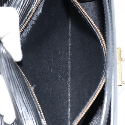 Louis Vuitton Dragonne Pochette Epi Leather, BLACK, LEATHER, Clutche & pouche