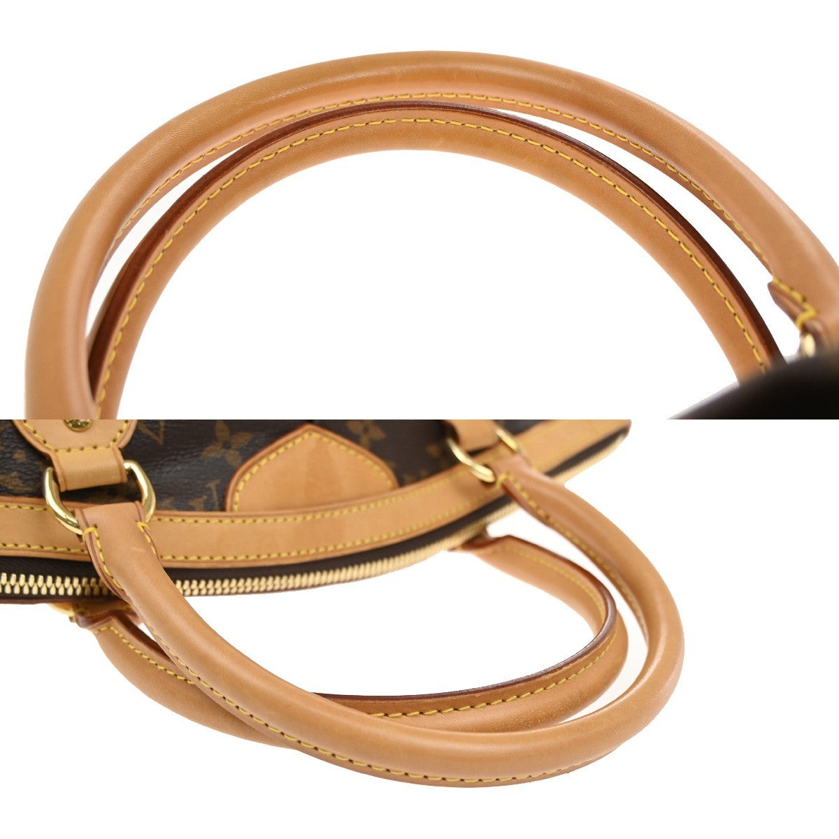 Louis Vuitton Tivoli Handbag Monogram Canvas, BROWN, CANVAS, Handbag