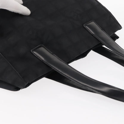 Chanel Travel Line Tote Nylon, BLACK, NYLON, Tote bag