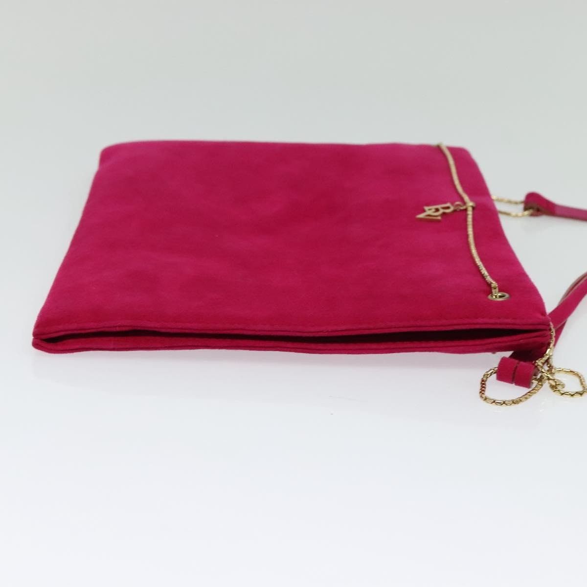 Bottega Veneta Vintage Shoulder Bag Suede, PINK, SUEDE, Shoulder bag