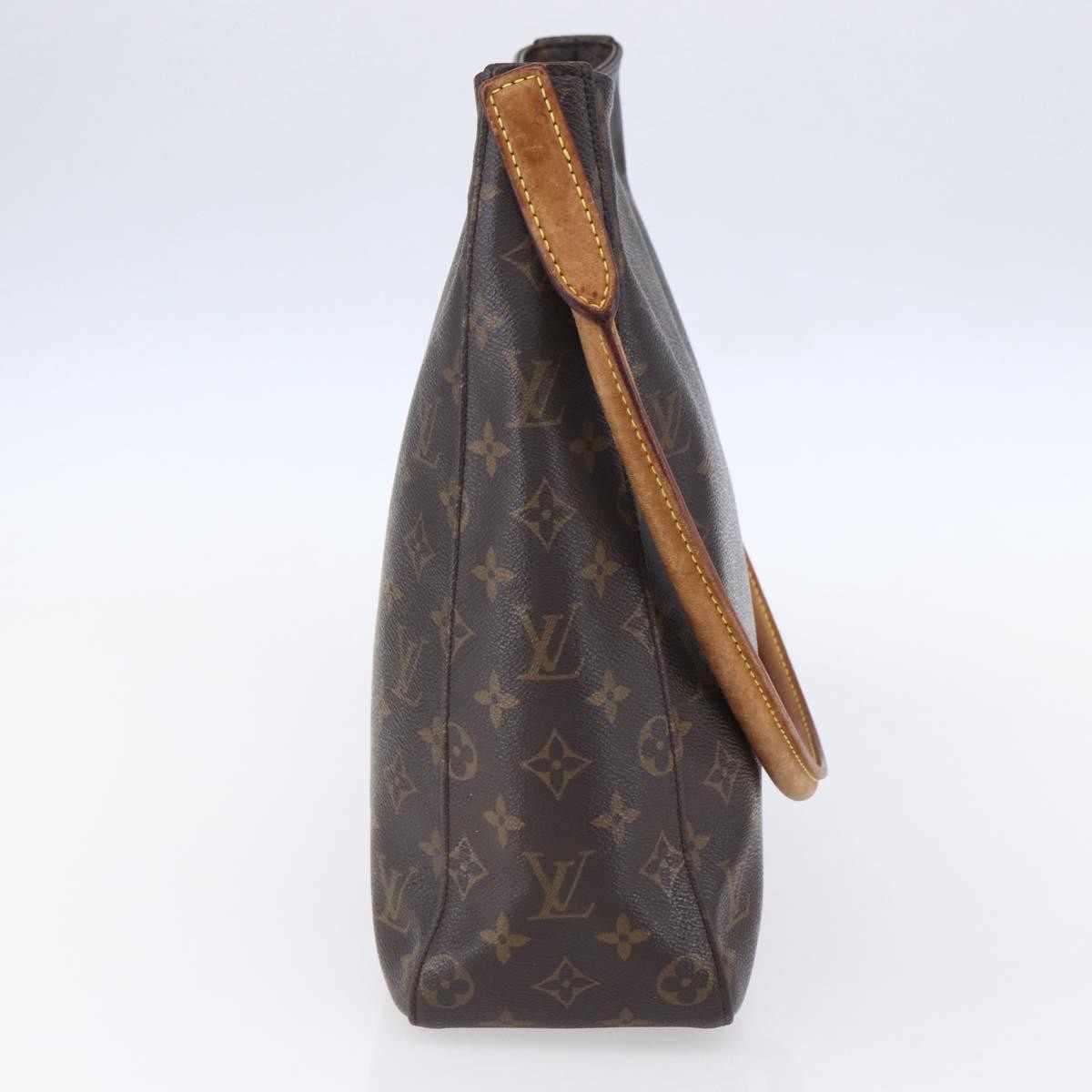 Louis Vuitton Looping Handbag Monogram Canvas, BROWN, CANVAS, Shoulder bag