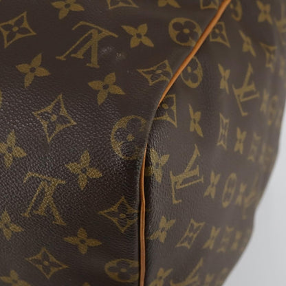 Louis Vuitton Sac Souple Handbag Monogram Canvas, BROWN, CANVAS, Travel bag