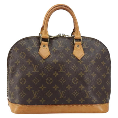 Louis Vuitton Alma Handbag Monogram Canvas, BROWN, CANVAS, Handbag