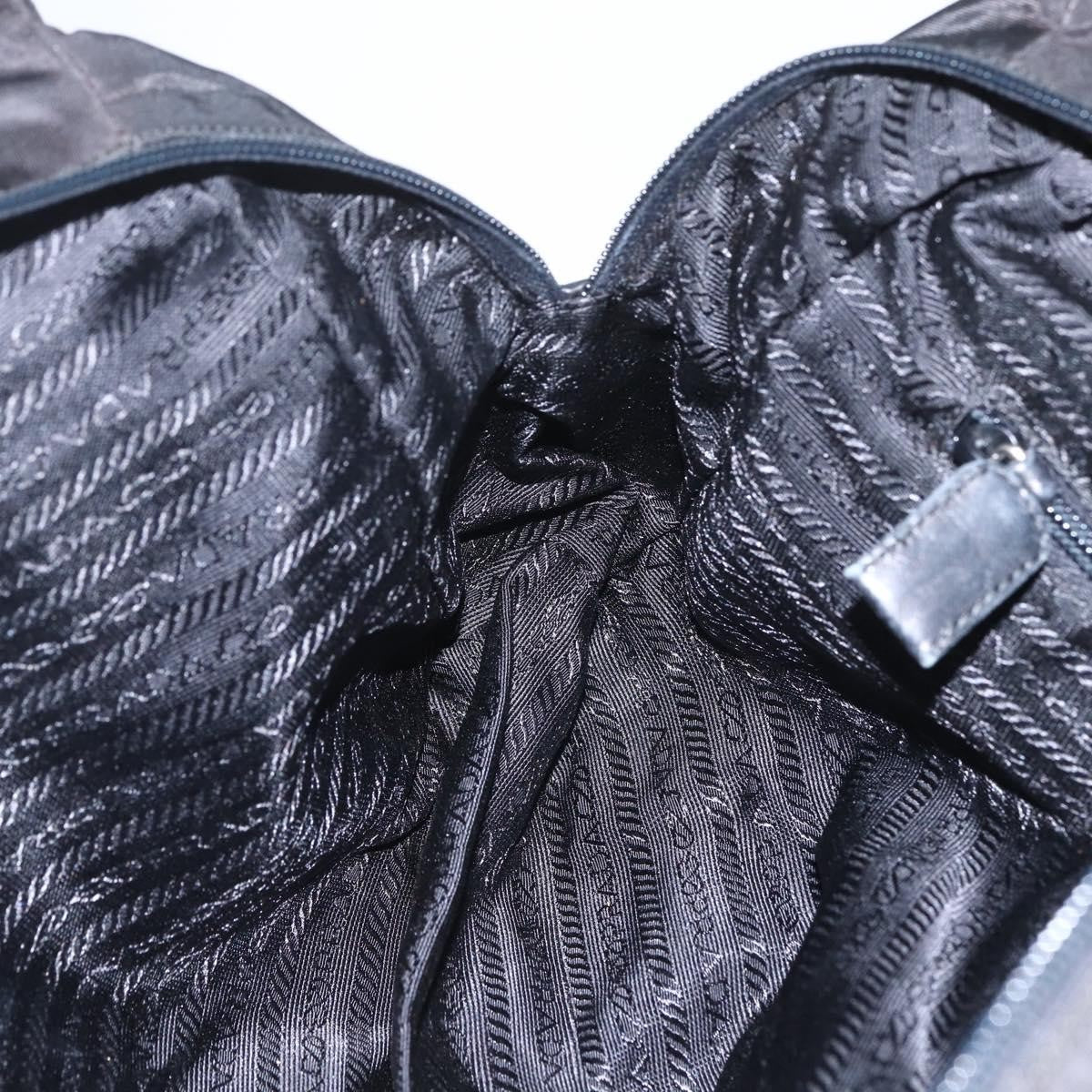 Prada Vintage Shoulder Bag Tessuto, BLACK, NYLON, Shoulder bag