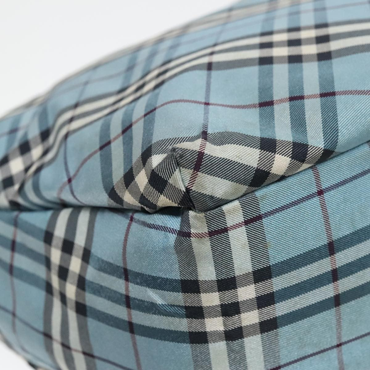 Burberry Nova Check Tote Nylon, BLUE, NYLON, Tote bag