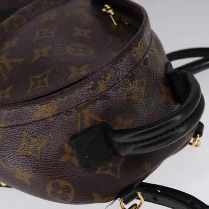 Louis Vuitton Palm Springs Backpack Monogram Canvas, BROWN, CANVAS, Backpack
