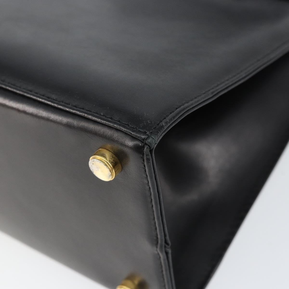 Salvatore Ferragamo Convertible Vara Bow Tote Leather, BLACK, LEATHER, Handbag