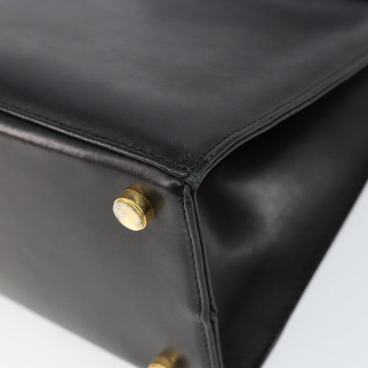 Salvatore Ferragamo Convertible Vara Bow Tote Leather, BLACK, LEATHER, Handbag