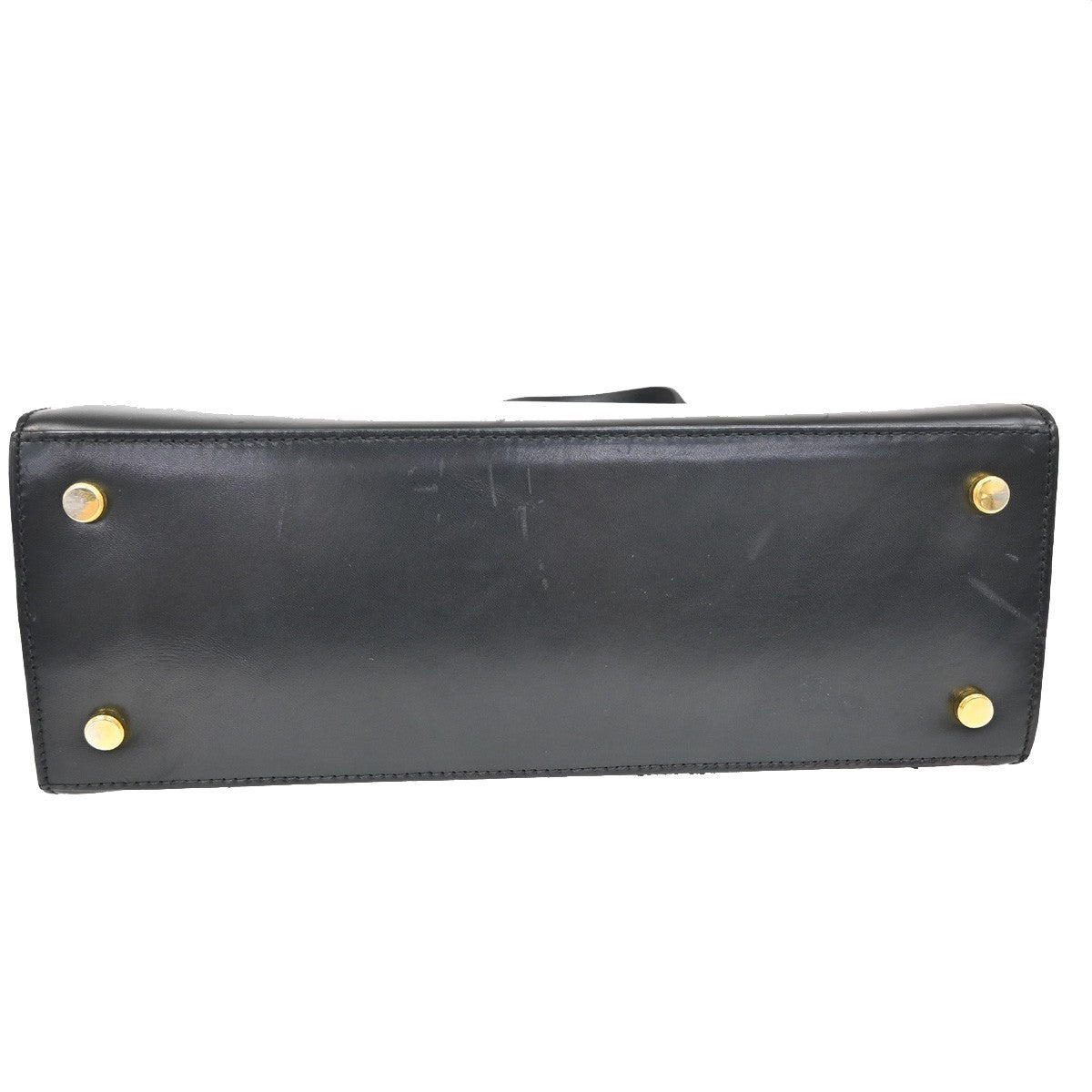 Salvatore Ferragamo Convertible Vara Bow Tote Leather, BLACK, LEATHER, Handbag