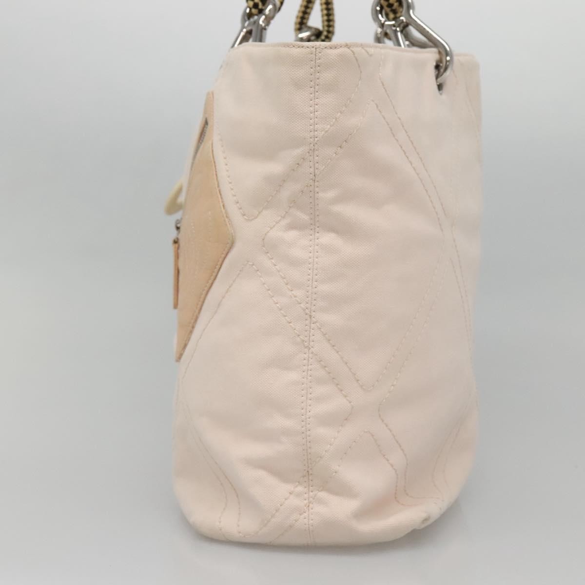 Chanel Vintage Cruise Line No.5 Tote Quilted Canvas, ECRU, CANVAS, Tote bag