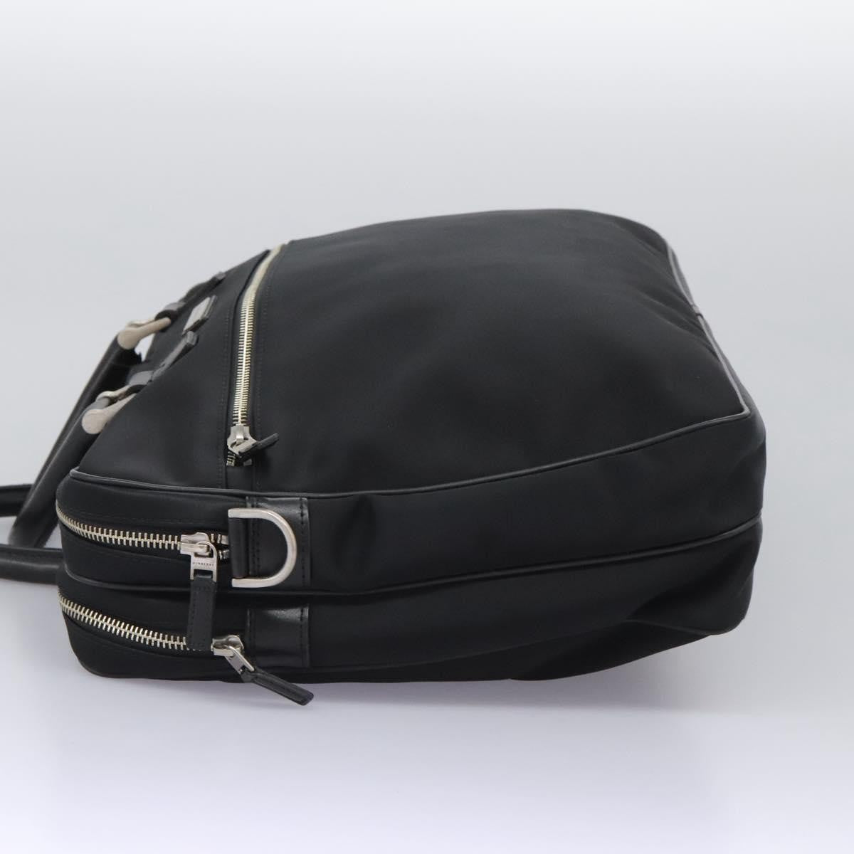 Burberry Black Label Business Bag Nylon, BLACK, NYLON, Briefcase