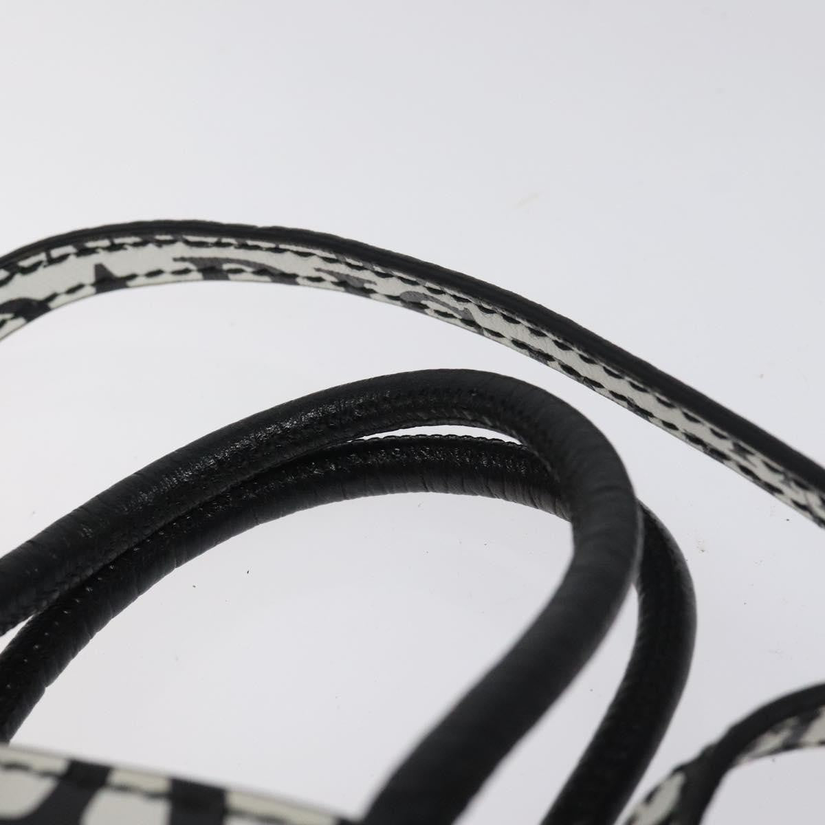 Balenciaga Shopping Phone Holder Printed Leather, WHITE, LEATHER, Tech accessory