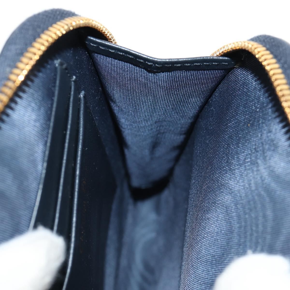 Christian Dior 30 Montaigne Phone Holder on Chain Oblique Canvas, NAVY, CANVAS, Clutche & pouche