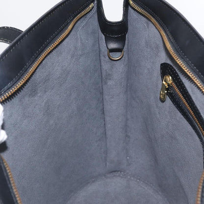 Louis Vuitton Saint Jacques Handbag Epi Leather, BLACK, LEATHER, Shoulder bag