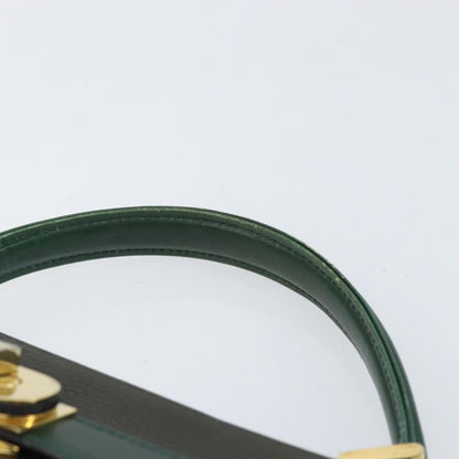 Bally Vintage Handbag Leather, KHAKI, LEATHER, Handbag