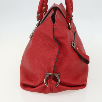 Salvatore Ferragamo Soft Sofia Tote Leather, RED, LEATHER, Tote bag