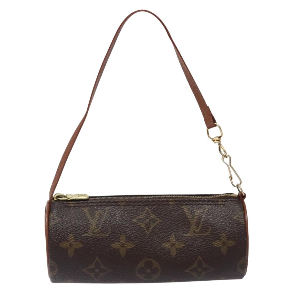Louis Vuitton Papillon Pochette Monogram Canvas, BROWN, CANVAS, Handbag