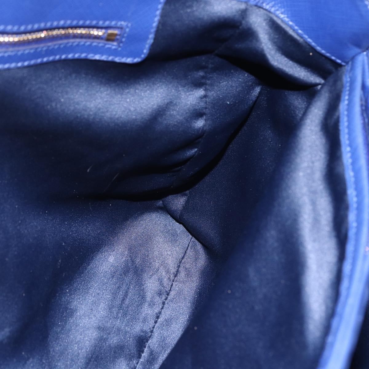 Salvatore Ferragamo Vara Bow Chain Tote Leather, BLUE, LEATHER, Tote bag