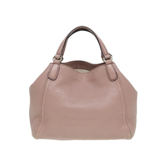 Gucci Soho Convertible Shoulder Bag Leather, Pink, Leather, Tote Bag