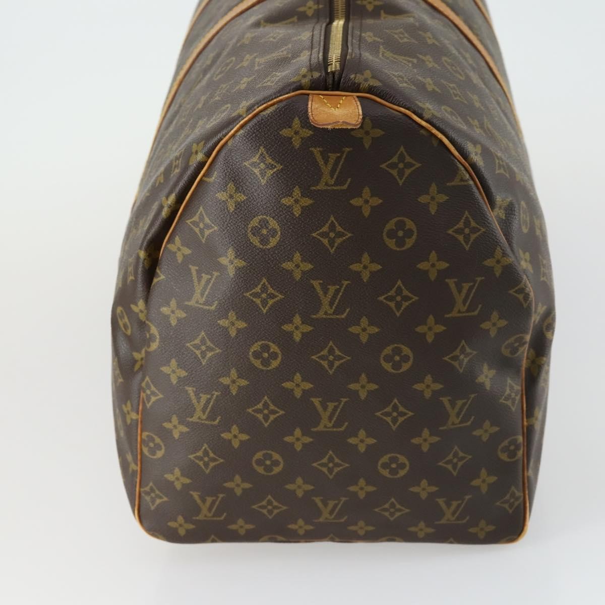 Louis Vuitton Keepall Bag Monogram Canvas, BROWN, CANVAS, Travel bag